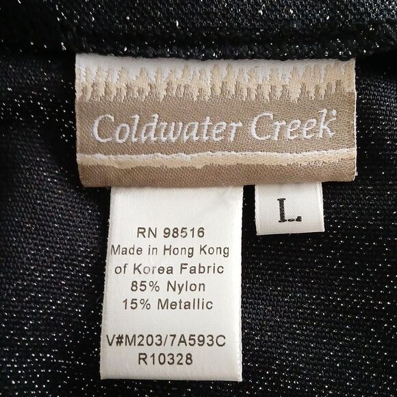 Coldwater Creek 2 pc tank blouse and jacket/button down blouse set Sz L NWOT - Picture 14 of 14